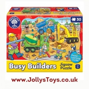 Busy Builders Floor Puzzle, 30 Pieces
